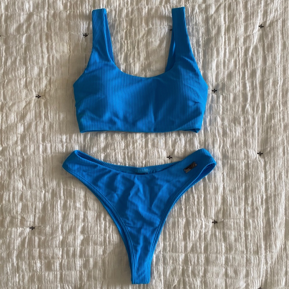GYMSHARK Blue Bikini